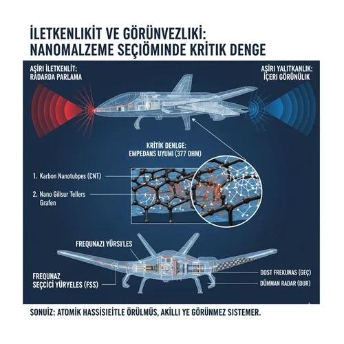 İletkenlik ve Görünmezlik: Nanomalzeme Seçiminde Kritik Denge.
