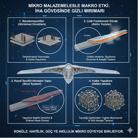 Mikro Malzemelerle Makro Etki: İHA Gövdesinde Gizli Mimari.