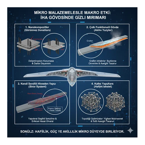 Mikro Malzemelerle Makro Etki: İHA Gövdesinde Gizli Mimari.