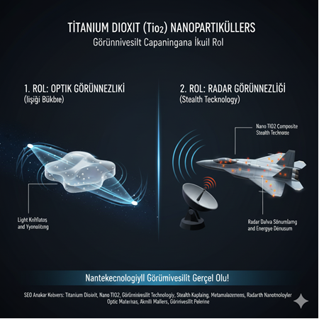 Titanyum Dioksit (TiO2) Nanopartiküller: Görünmezlik Kaplamasında İkili Rol.