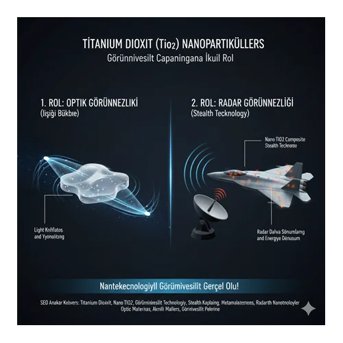 Titanyum Dioksit (TiO2) Nanopartiküller: Görünmezlik Kaplamasında İkili Rol.