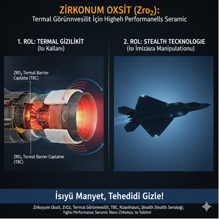 Zirkonyum Oksit (ZrO2): Termal Görünmezlik İçin Yüksek Performanslı Seramik.