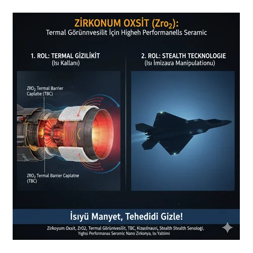 Zirkonyum Oksit (ZrO2): Termal Görünmezlik İçin Yüksek Performanslı Seramik.