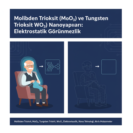 Molibden Trioksit (MoO3) ve Tungsten Trioksit (WO3) Nanoyapıları: Elektrostatik Görünmezlik.