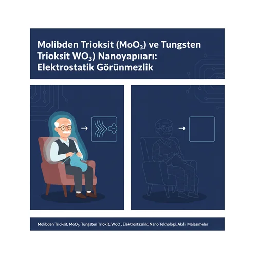 Molibden Trioksit (MoO3) ve Tungsten Trioksit (WO3) Nanoyapıları: Elektrostatik Görünmezlik.