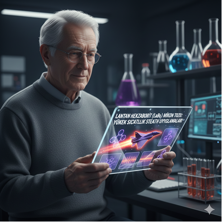 Lantan Heksaborit (LaB6) Mikron Tozu: Yüksek Sıcaklık Stealth Uygulamaları.