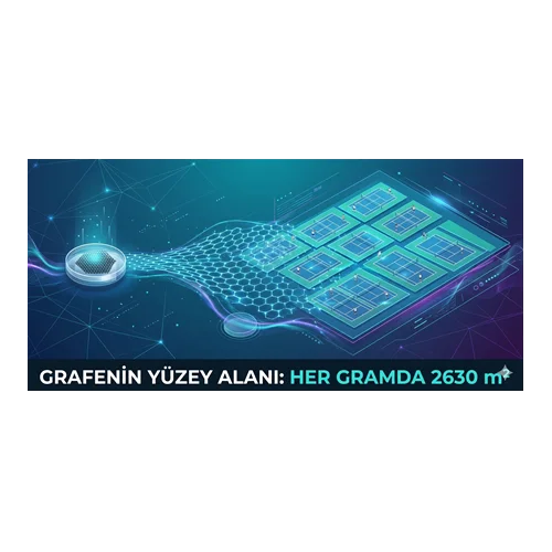 Grafenin Yüzey Alanı: Her Gramda 2630 m²