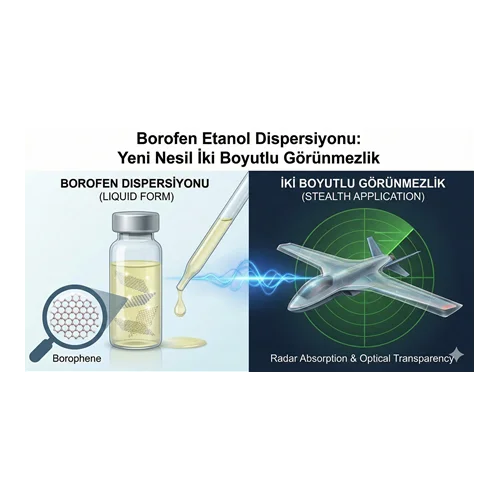 Borofen Etanol Dispersiyonu: Yeni Nesil İki Boyutlu Görünmezlik.