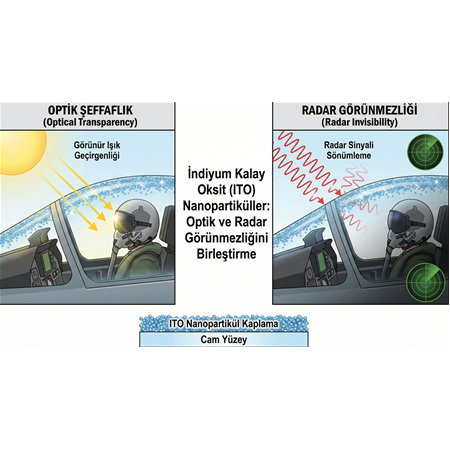 İndiyum Kalay Oksit (ITO) Nanopartiküller: Optik ve Radar Görünmezliğini Birleştirme.