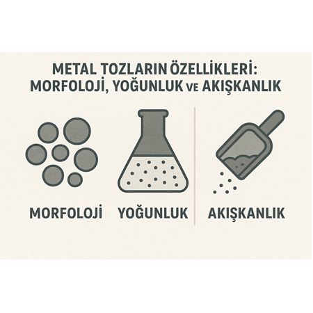 Metal Tozlarının Özellikleri: Morfoloji, Yoğunluk ve Akışkanlık
