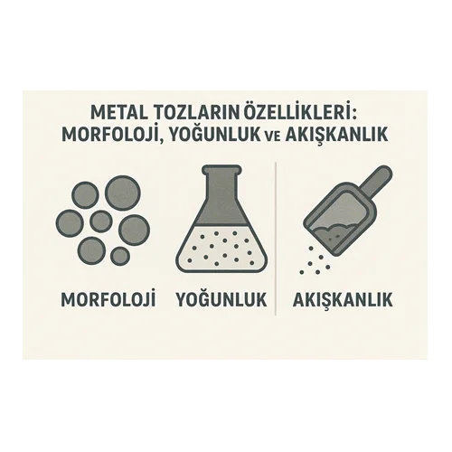 Metal Tozlarının Özellikleri: Morfoloji, Yoğunluk ve Akışkanlık