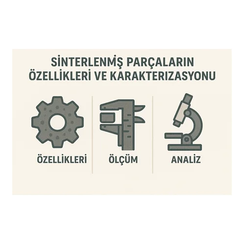 Sinterlenmiş Parçaların Özellikleri ve Karakterizasyonu