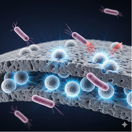 Nano Gümüş Katkılı Antimikrobiyal Kompozitler