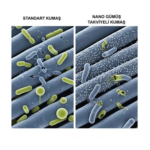 Nano Gümüş Takviyeli Tekstil Kompozitlerde Antimikrobiyal Etkinlik