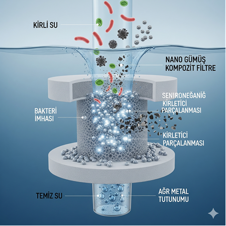 Nano Gümüş Katkılı Kompozitlerle Su Arıtım Uygulamaları