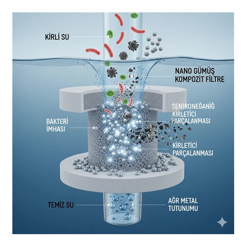 Nano Gümüş Katkılı Kompozitlerle Su Arıtım Uygulamaları