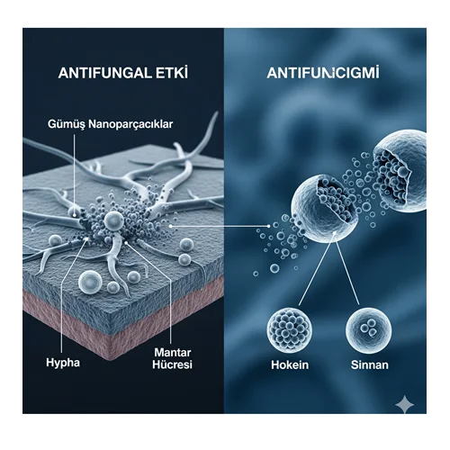 Nano Gümüş Katkılı Kompozitlerde Mantar ve Virüslere Karşı Savunma