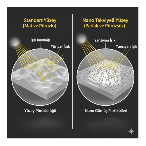Nano Gümüş Katkılı Kompozitlerin Yüzey Doku İyileştirme Yöntemleri