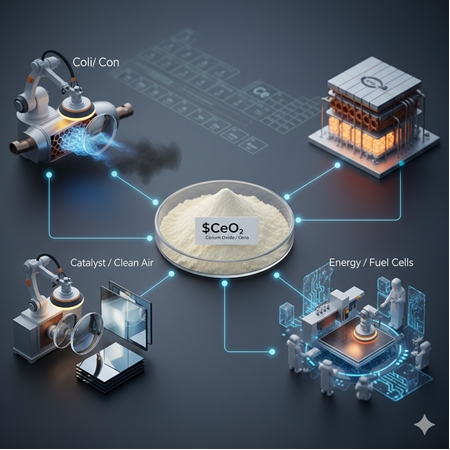 Cerium oksit (CeO²) nedir ve endüstride nasıl kullanılır?