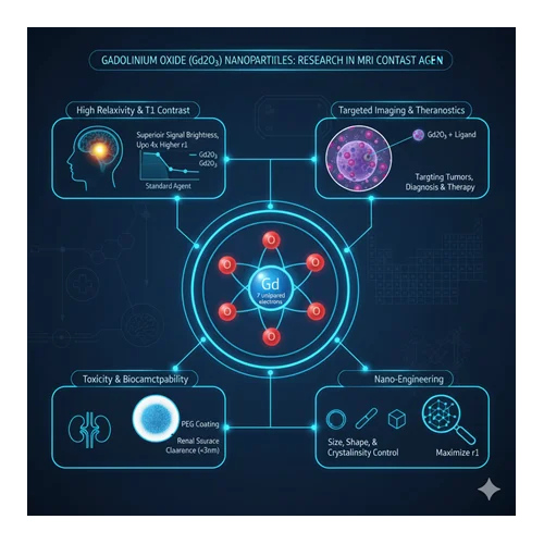 Gadolinium oksit (Gd²O³) ve medikal görüntülemede (MRI kontrast) araştırma perspektifleri