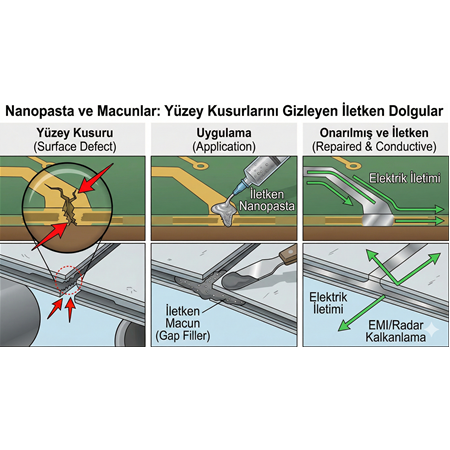 Nanopasta ve Macunlar: Yüzey Kusurlarını Gizleyen İletken Dolgular.