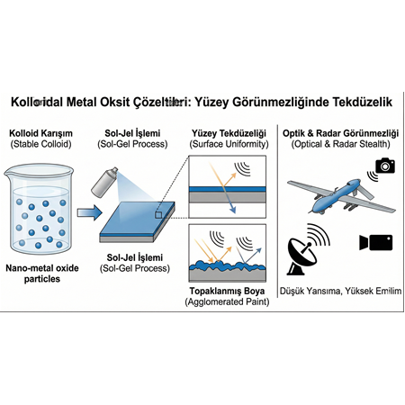 Kolloidal Metal Oksit Çözeltileri: Yüzey Görünmezliğinde Tekdüzelik.