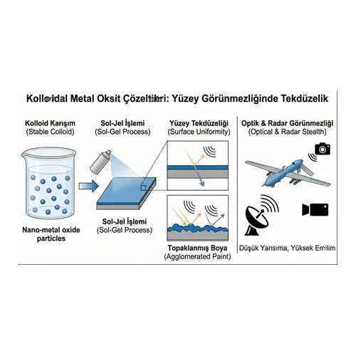 Kolloidal Metal Oksit Çözeltileri: Yüzey Görünmezliğinde Tekdüzelik.