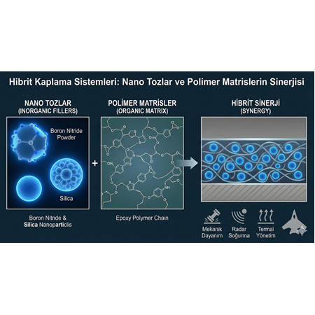 Hibrit Kaplama Sistemleri: Nano Tozlar ve Polimer Matrislerin Sinerjisi.
