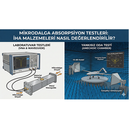 Mikrodalga Absorpsiyon Testleri: İHA Malzemeleri Nasıl Değerlendirilir?