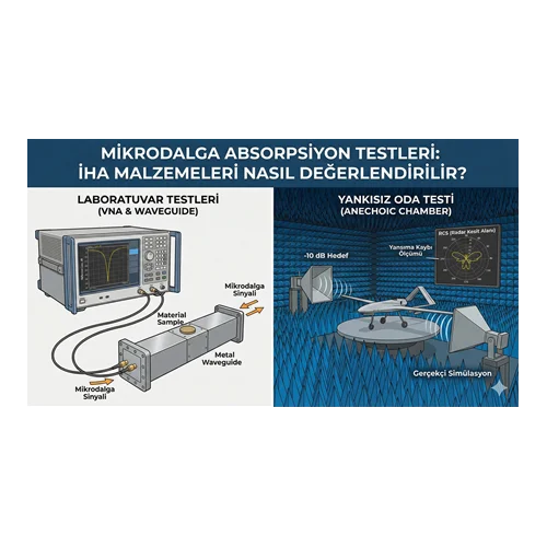 Mikrodalga Absorpsiyon Testleri: İHA Malzemeleri Nasıl Değerlendirilir?