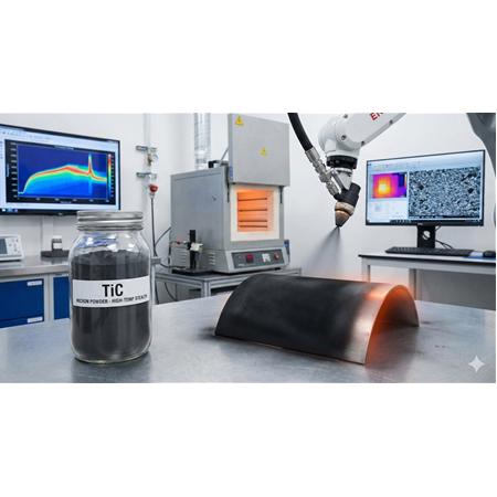 Titanyum Karbür Mikron Tozları: Yüksek Sıcaklık Stealth Boyaları.