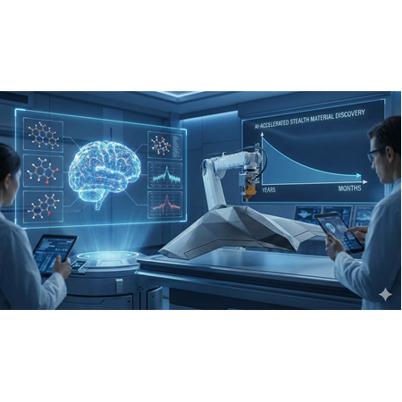 İHA Stealth Tekniğinde Yapay Zeka (AI): Malzeme Tasarımını Hızlandırma.