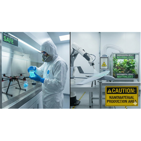 Nanomalzeme Güvenliği: İHA Üretiminde Sağlık ve Çevre Etkileri.