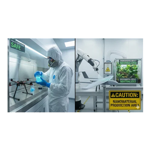 Nanomalzeme Güvenliği: İHA Üretiminde Sağlık ve Çevre Etkileri.