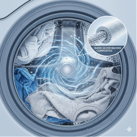 Nano Gümüş Destekli Kompozitlerde Çamaşırhane Uygulamaları