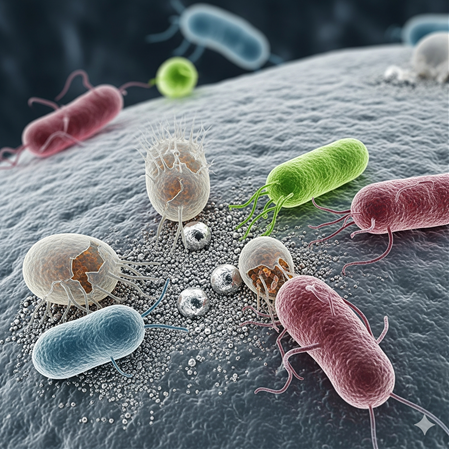 Nano Gümüş Katkılı Kompozitlere Karşı Mikroorganizma Direnci