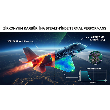 Zirkonyum Karbür: İHA Stealth'inde Termal Performans.