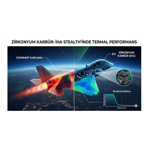 Zirkonyum Karbür: İHA Stealth'inde Termal Performans.