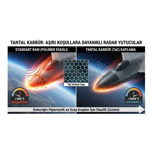 Tantal Karbür: Aşırı Koşullara Dayanıklı Radar Yutucular.