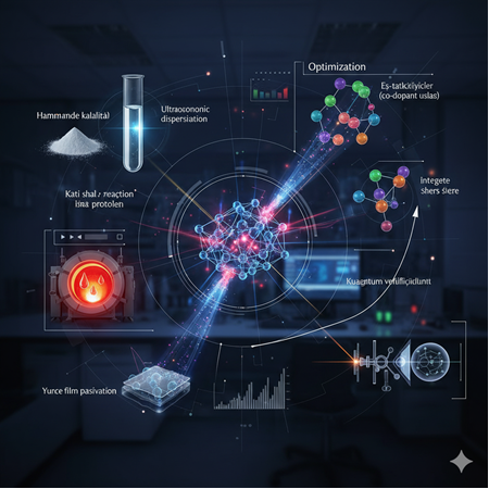 Europium fosforlarında kuantum verimliliğini artırma yolları: laboratuvar protokolleri