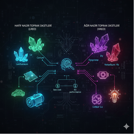 Mixed REO’ların kimyasal özelliklerine göre sınıflandırma ve endüstriyel seçim rehberi