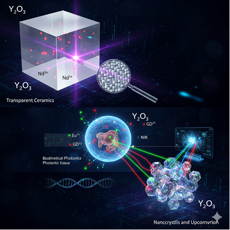 Yttrium oksit tabanlı fotonik malzemelerde yeni araştırma trendleri
