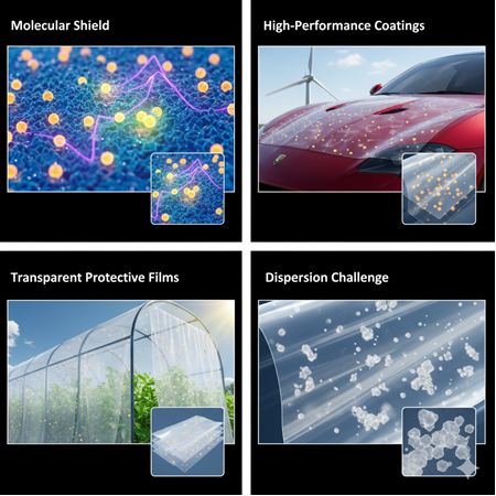 Cerium oksit polimer kompozitler: kaplama ve UV stabilizasyon uygulamaları