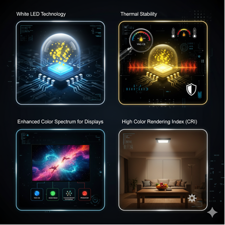 Yttrium bazlı fosforların OLED ve LED sektöründeki konumu
