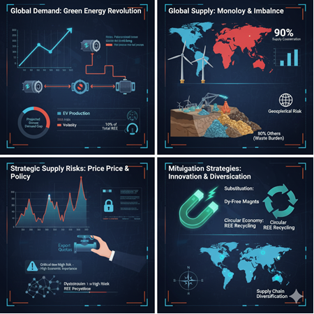 Dysprosium arz- talep dengesi: tedarik riskleri ve stratejik hammaddeler raporu