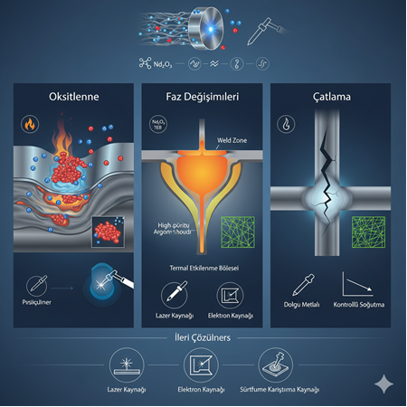 Neodimyum içeren alaşımların kaynaklanması: zorluklar ve çözümler