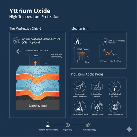 Yttrium oksit kaplamaları ile yüksek sıcaklık koruması: endüstriyel uygulamalar