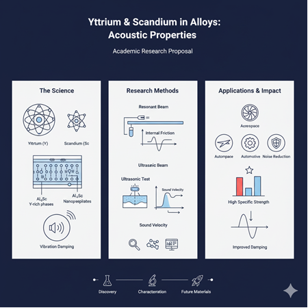 Yttrium ve scandium’un alaşımlarda akustik özellikleri: akademik araştırma önerisi