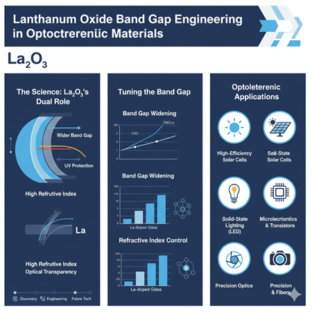 Lanthanum oksit ile optoelektronik malzemelerde bant aralığı mühendisliği