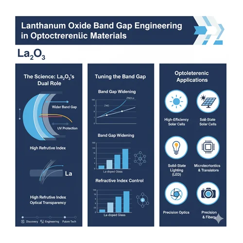 Lanthanum oksit ile optoelektronik malzemelerde bant aralığı mühendisliği